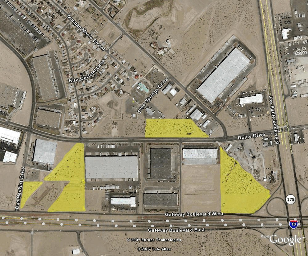 Avenue of The Americas undevloped land in El Paso